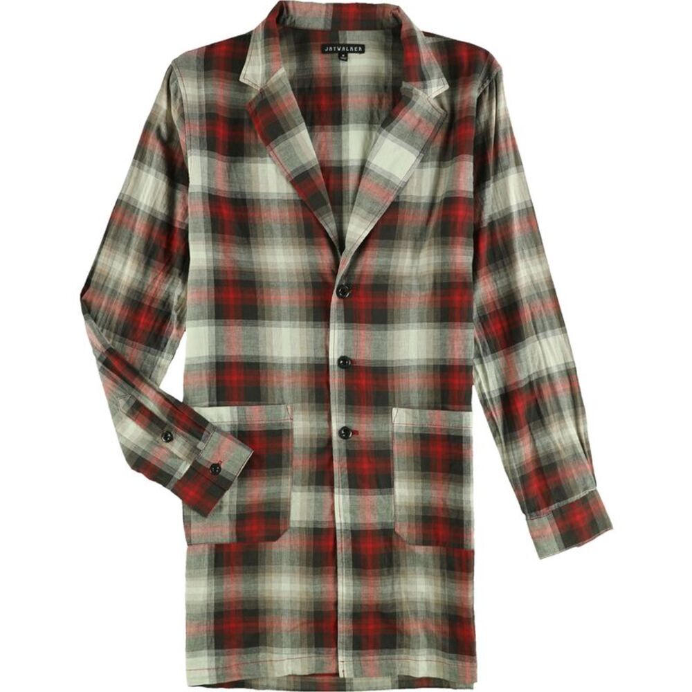 Jaywalker Mens Extended Button Up Shirt, NWT